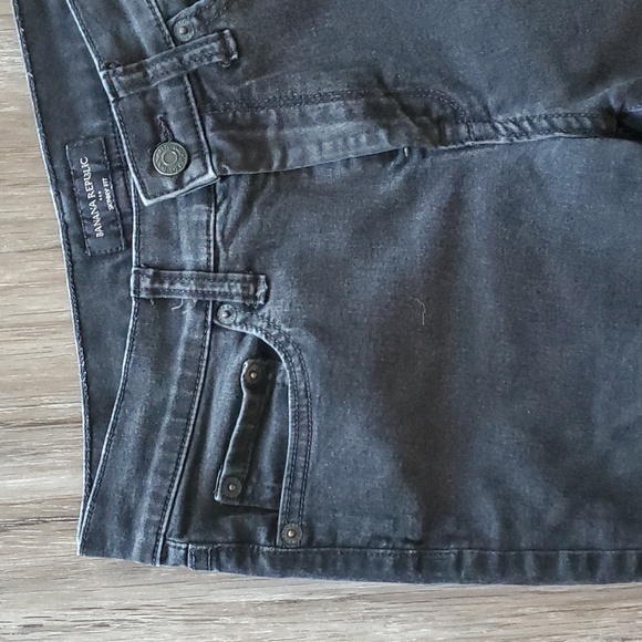 Banana republic black high rise skinny jeans - Picture 2 of 6